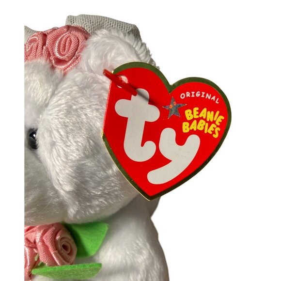 Ty Beanie Babies We Do Bride & Groom Wedding Set Plush Bears Collectible Toy - Picture 3 of 11